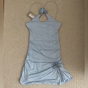 Meshki Light Blue Mini Dress